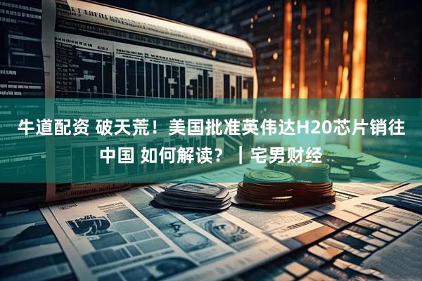 牛道配资 破天荒！美国批准英伟达H20芯片销往中国 如何解读？｜宅男财经